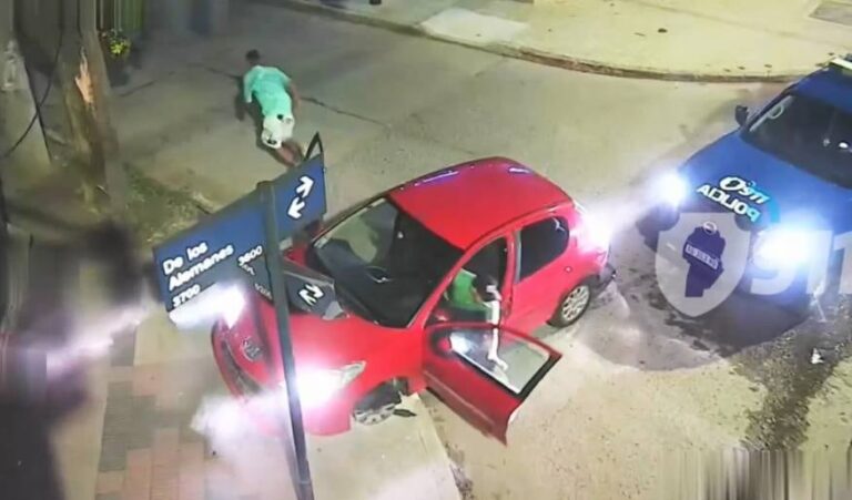 Córdoba: impactante persecución policial, choque, huida y detención