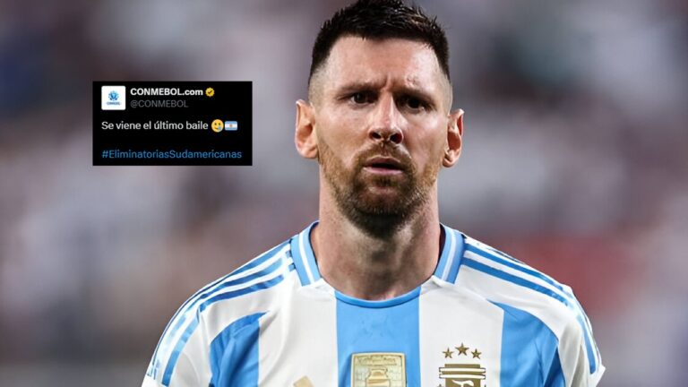 Messi confirmó su último partido de Eliminatorias en Argentina y la Conmebol reaccionó en redes