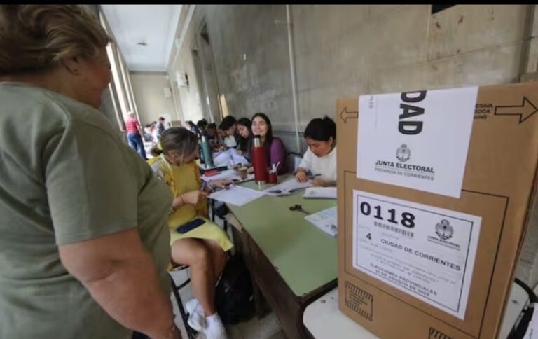 Elecciones en Corrientes: votó cerca del 60% del padrón