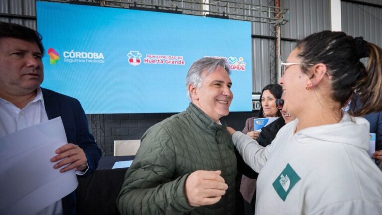Llaryora: En Huerta Grande reafirmamos que gobernar es generar trabajo