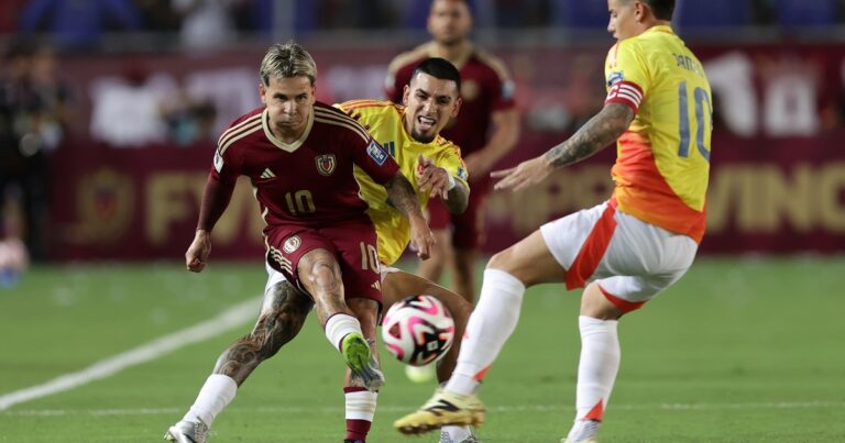 Venezuela vs. Colombia, por las Eliminatorias Sudamericanas rumbo al repechaje: minuto a minuto, en directo