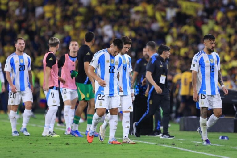 Argentina cayó 1-0 ante Ecuador en el cierre de las Eliminatorias