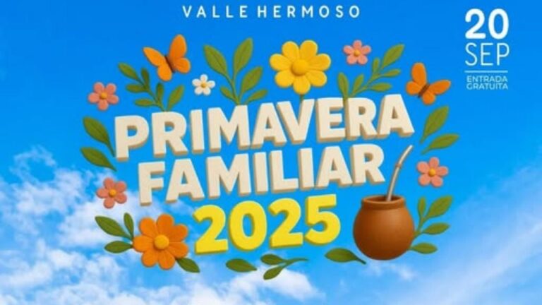 Valle Hermoso celebra la llegada de la primavera con una gran fiesta familiar