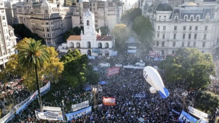 Marcha Federal Universitaria: protestan en todo el país contra el veto presidencial