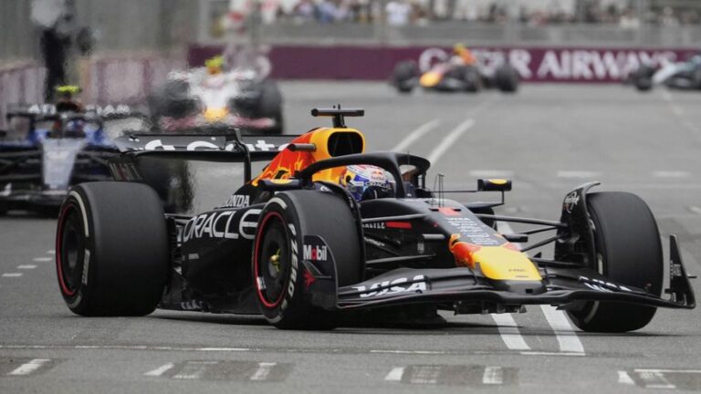 Fórmula 1 | Carrera del GP de Azerbaiyán, en imágenes