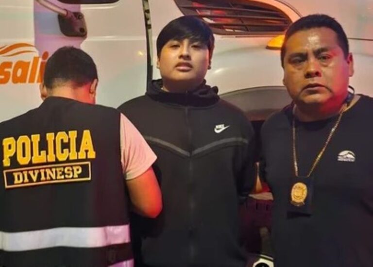 La policía peruana detuvo a Pequeño J y a un cómplice