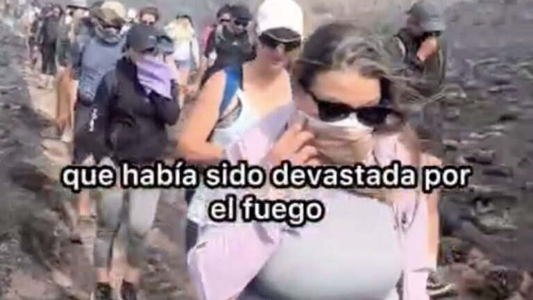 Video: el relato de un grupo de trekking que quedó atrapado en el incendio