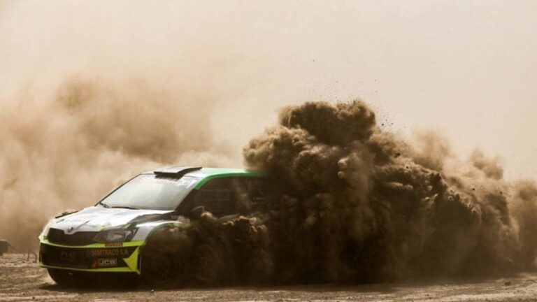 Germán Hubmann lidera el Rally de Laguna Larga