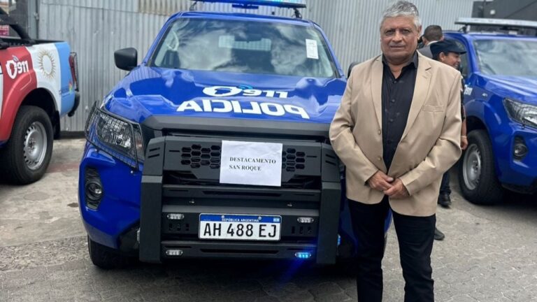 La Comuna de San Roque recibió un nuevo móvil policial