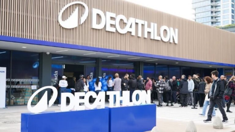 La empresa francesa Decathlon abrió su primer local en la Argentina