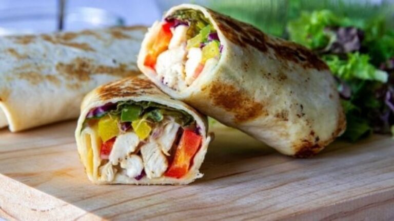 Wraps de pollo: la receta fácil y deliciosa para un almuerzo rápido