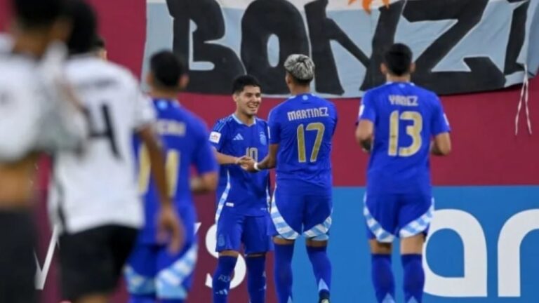 Argentina goleó 7-0 a Fiyi en el Mundial Sub 17