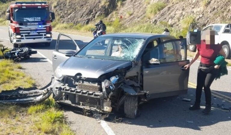Accidente en el Camino del Cuadrado: un motociclista herido
