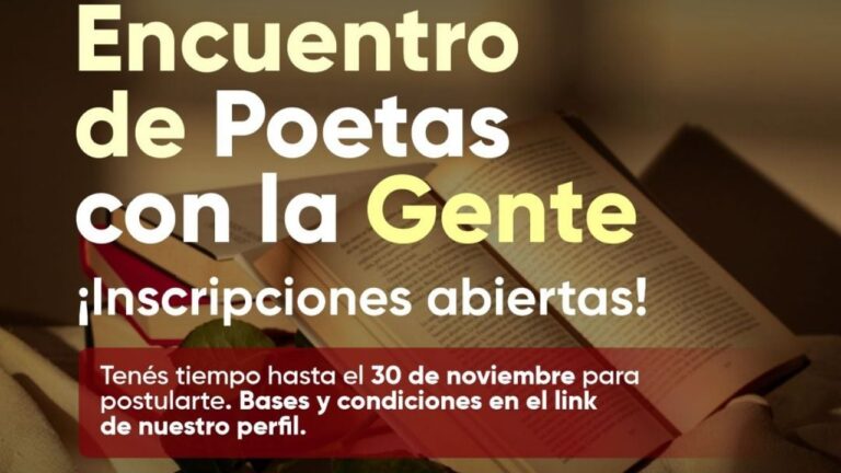 Cosquín: inscriben para el tercer Encuentro de Poetas con la Gente