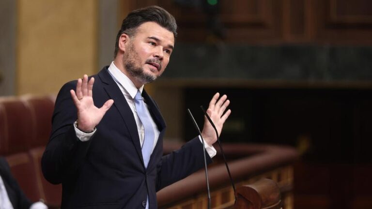 Rufián avisa de que si hay financiación ilegal o una Gürtel del PSOE pedirá al Gobierno elecciones