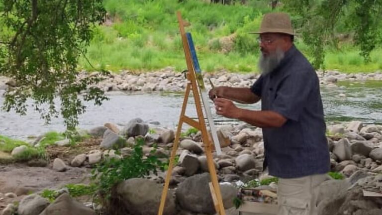 Cosquín reunió a más de 60 artistas en su primer encuentro paisajista
