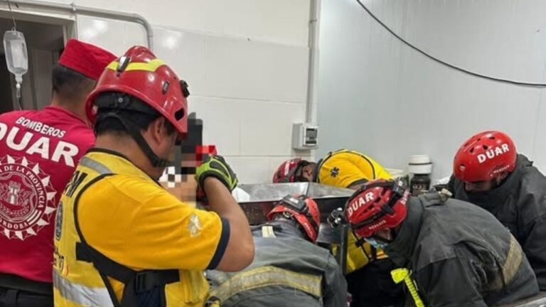 Trabajador perdió un brazo al quedar atrapado en una picadora de carne