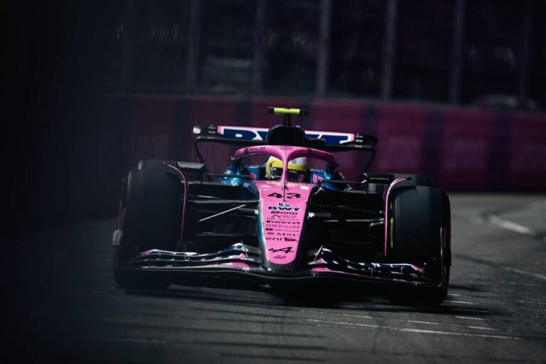Las Vegas: Colapinto sufrió en una largada caótica y terminó 17; Verstappen dominó