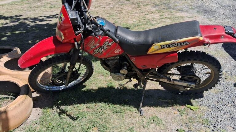 Hallaron una moto abandonada en Villa del Lago, llevaba varios días