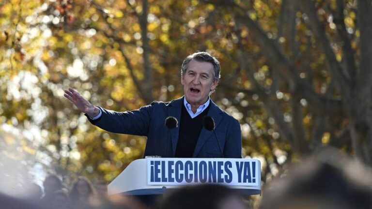 Feijóo afirma que «el sanchismo está en la cárcel y tiene que salir del Gobierno»