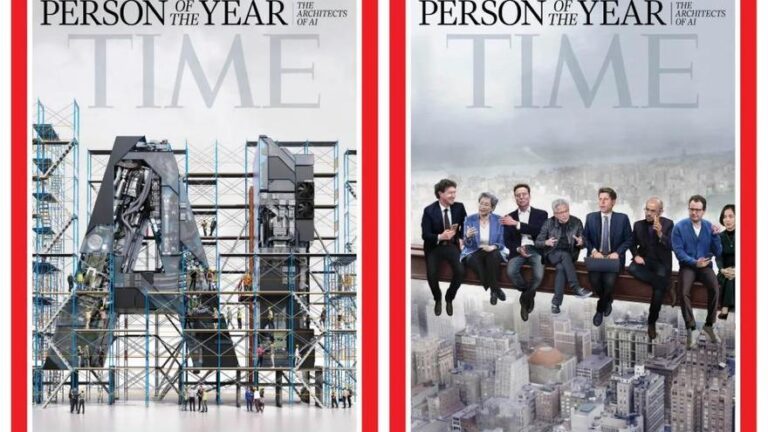 La revista ‘TIME’ elige a los magnates de la inteligencia artificial como «persona del año» (y por qué puede ser un «error»)