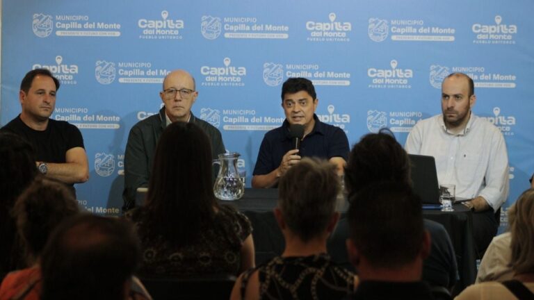 Capilla del Monte presentó el Plan Director de los servicios de agua y cloacas