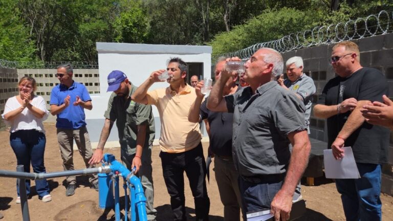 Valle Hermoso suma una nueva fuente de agua y se planta frente a la sequía