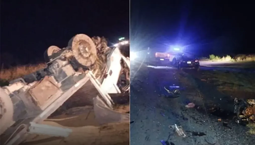 Tragedia en ruta 13: Un hombre murió tras un violento choque entre su ...