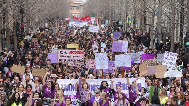 Las manifestaciones del 8M, en imágenes