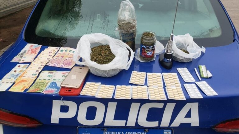 Villa Dolores: un detenido con estupefacientes valuados en casi $5 millones