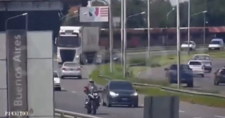 Desorientada, una mujer ingresó a la Panamericana y  manejó 6 kilómetros a contramano