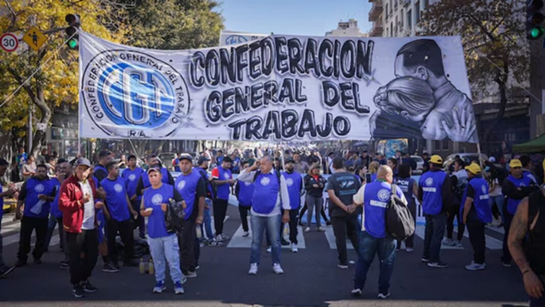Sede de la CGT en Buenos Aires