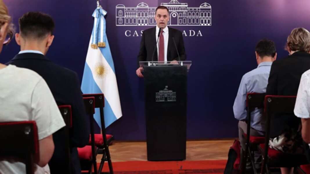Fachada de la Casa Rosada, sede del Gobierno nacional en Buenos Aires.