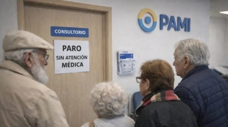 Atilio Rossi, representante de médicos de cabecera del PAMI en Córdoba, durante una entrevista.