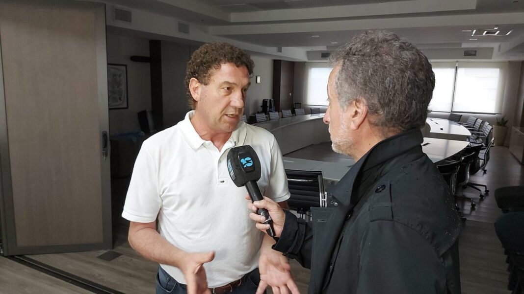 Roberto Cristalli, secretario general de la UEPC, en conferencia de prensa.