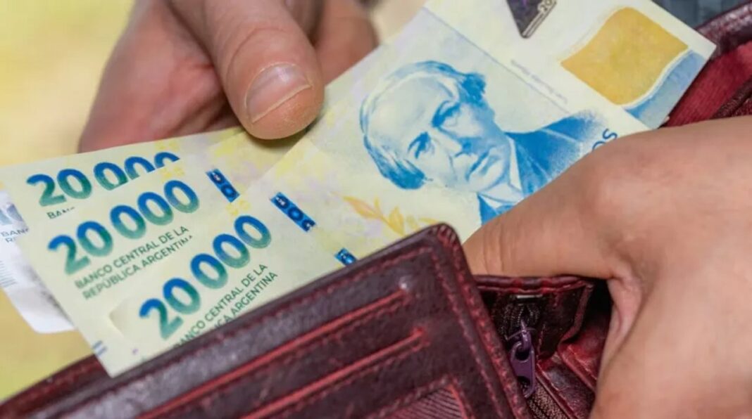 Gráfico comparativo de la evolución de salarios e inflación en Argentina