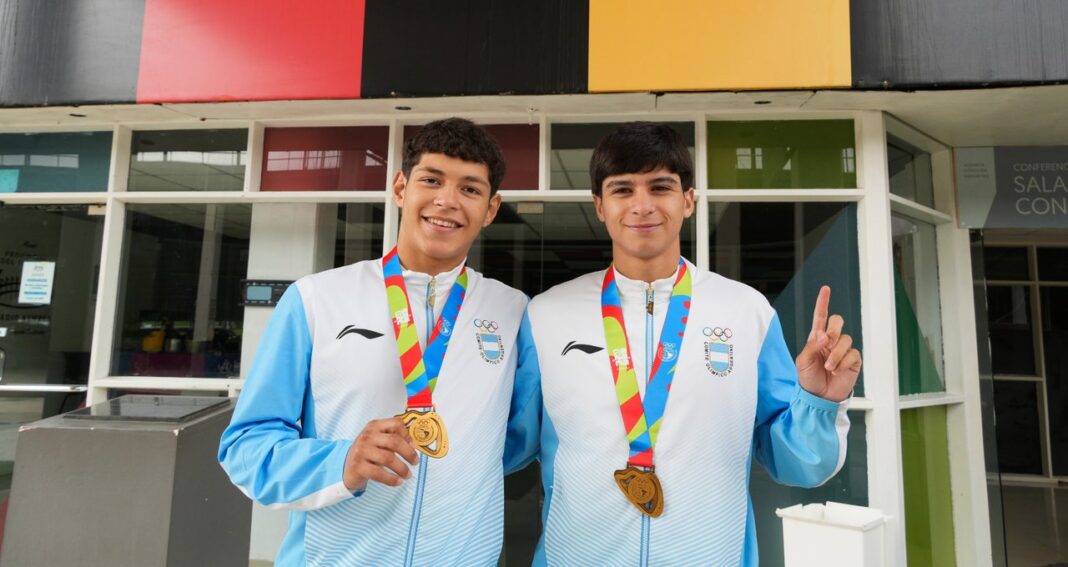 Tres jóvenes deportistas cordobeses con medallas de oro en el estadio Mario Alberto Kempes