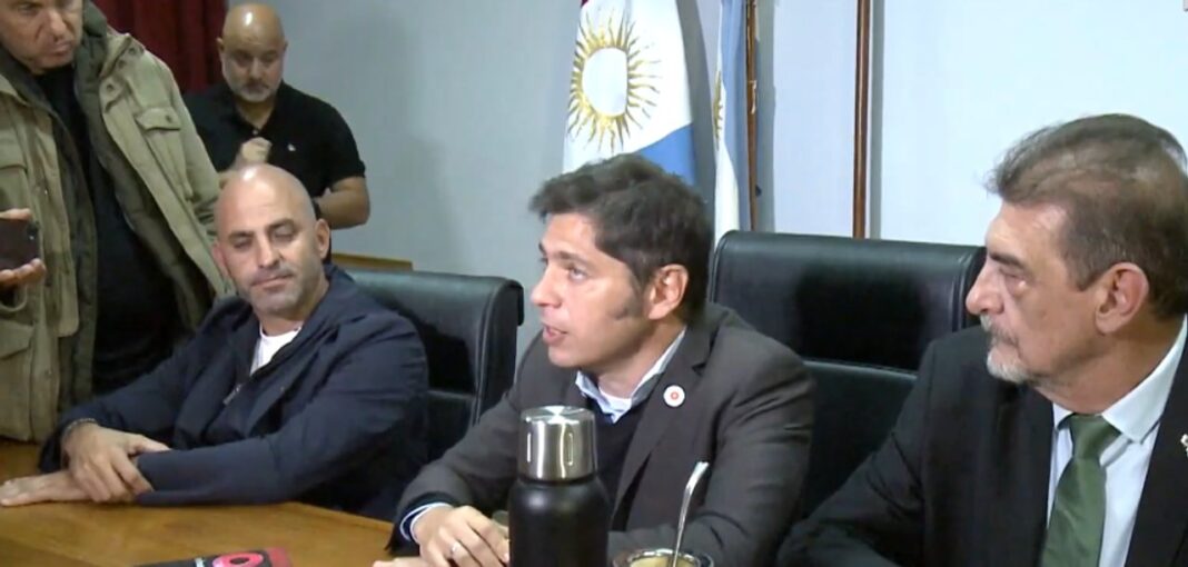Axel Kicillof durante conferencia de prensa en Córdoba