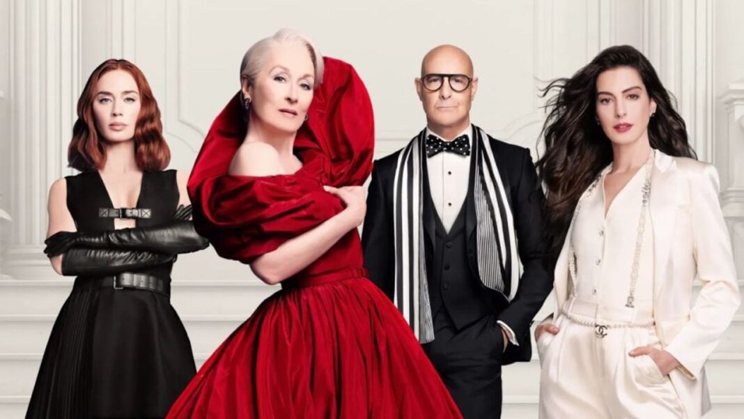 Póster de El diablo viste a la moda 2 con Meryl Streep y Anne Hathaway