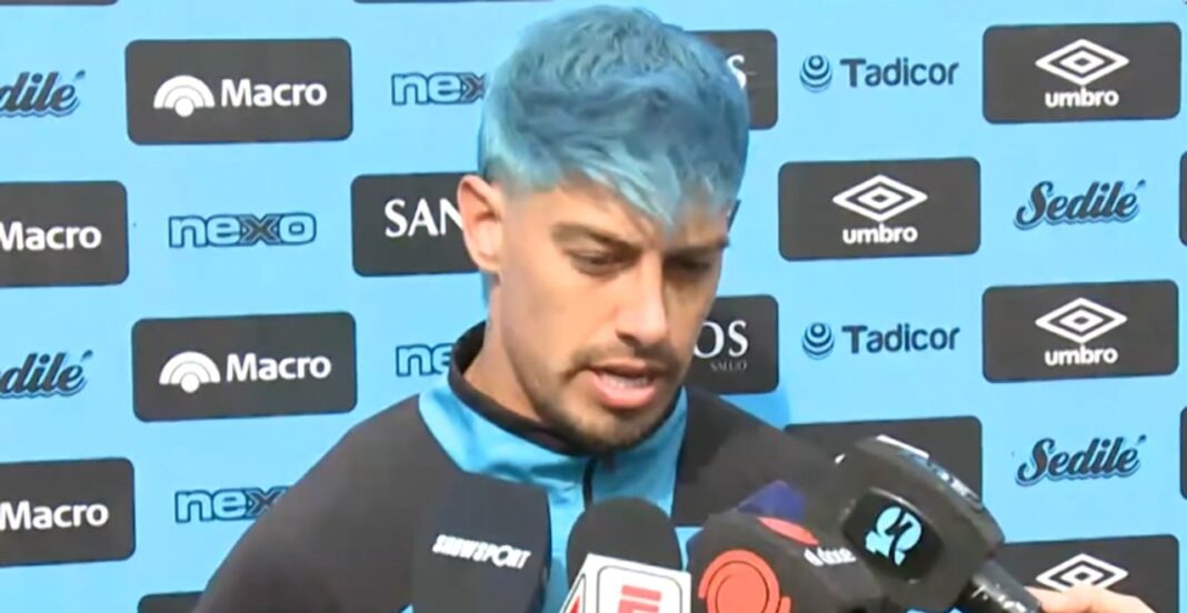 Emiliano Rigoni en la práctica abierta de Belgrano en Villa Esquiú